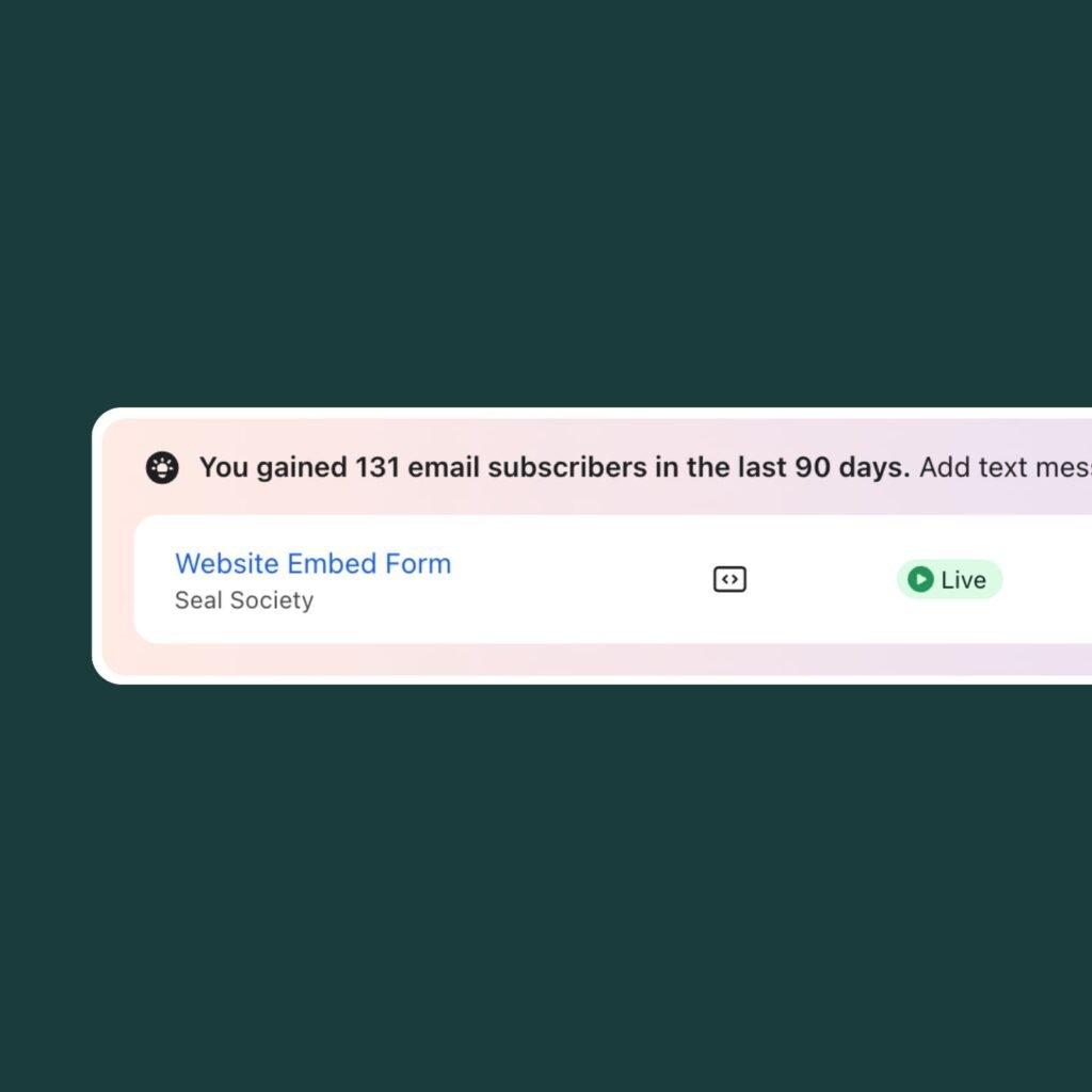 Sigillum Seals low-cost email subscriber growth campaign